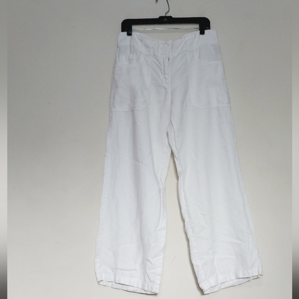 French Connection Wide-Leg White Pants